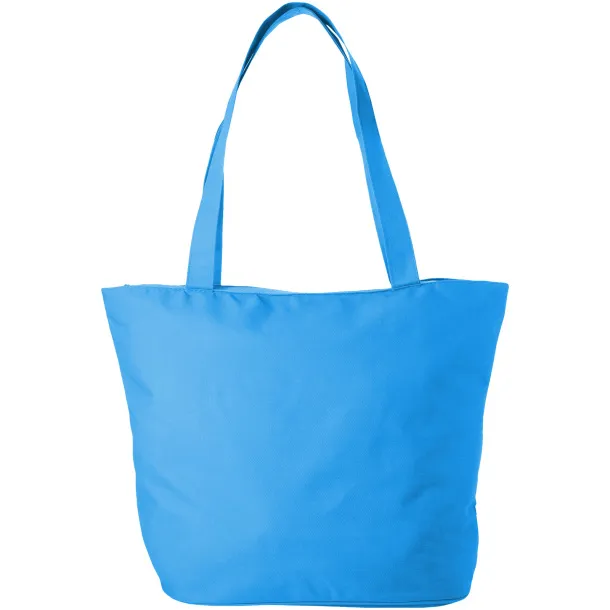 Panama zippered tote bag Process blue