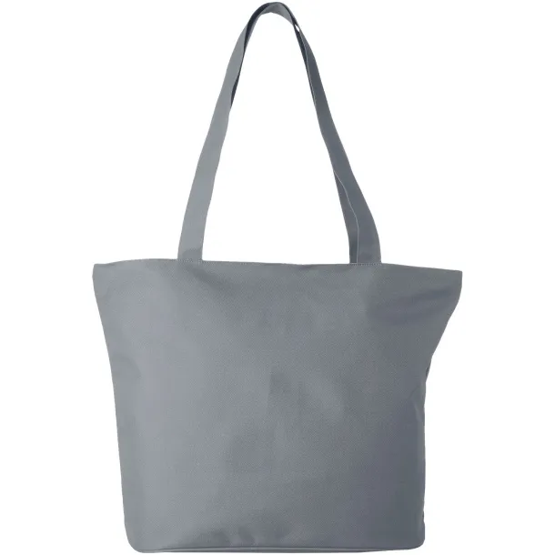 Panama zippered tote bag Grey