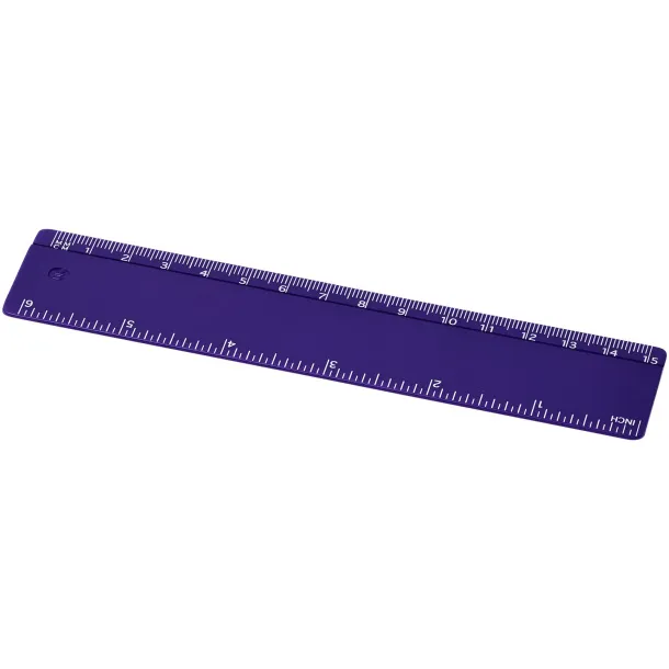 Renzo 15 cm plastic ruler Purple