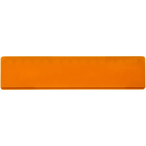 Renzo 15 cm plastic ruler Orange