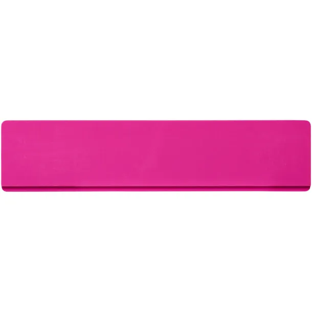 Renzo 15 cm plastic ruler Magenta