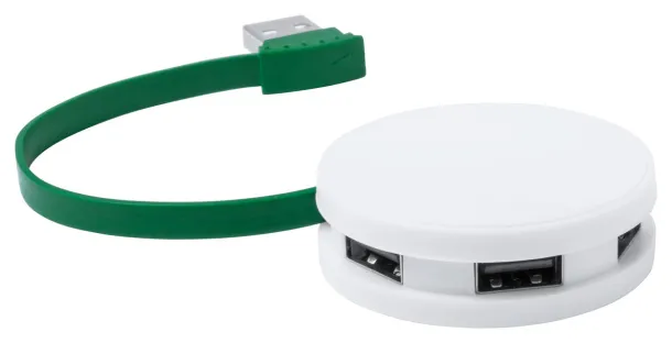 Niyel USB hub Green White