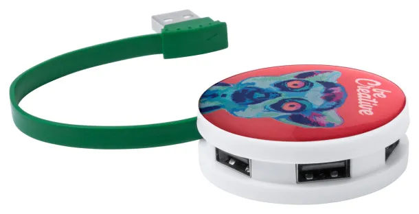 Niyel USB hub Green White