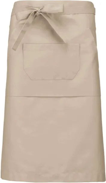  POLYCOTTON LONG APRON - Kariban Beige