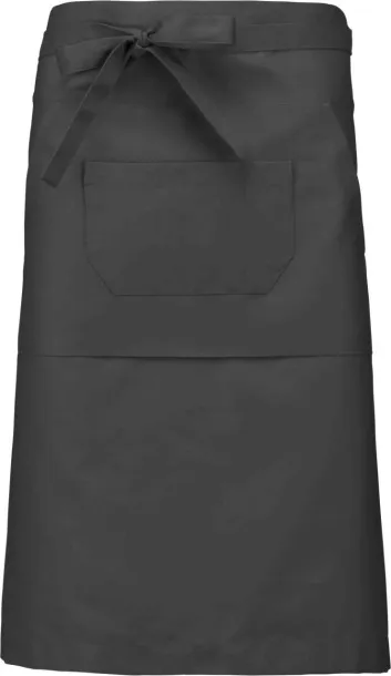  POLYCOTTON LONG APRON - Kariban Tamno siva