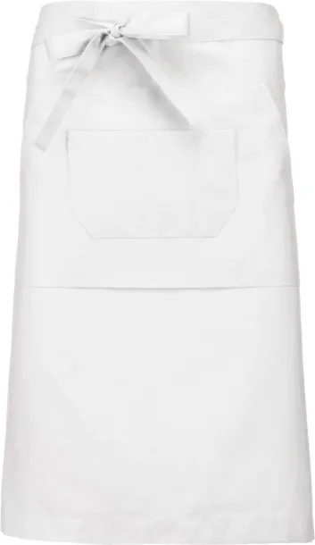  POLYCOTTON LONG APRON - Kariban White