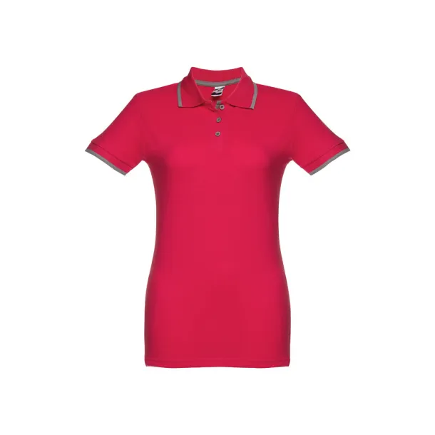 ROME WOMEN ženska prijanjajuća polo majica, 195 g/m² Crvena