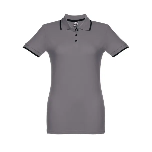 ROME WOMEN ženska prijanjajuća polo majica, 195 g/m² Siva