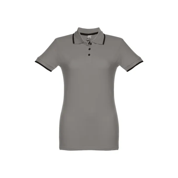 ROME WOMEN ženska prijanjajuća polo majica, 195 g/m² Siva