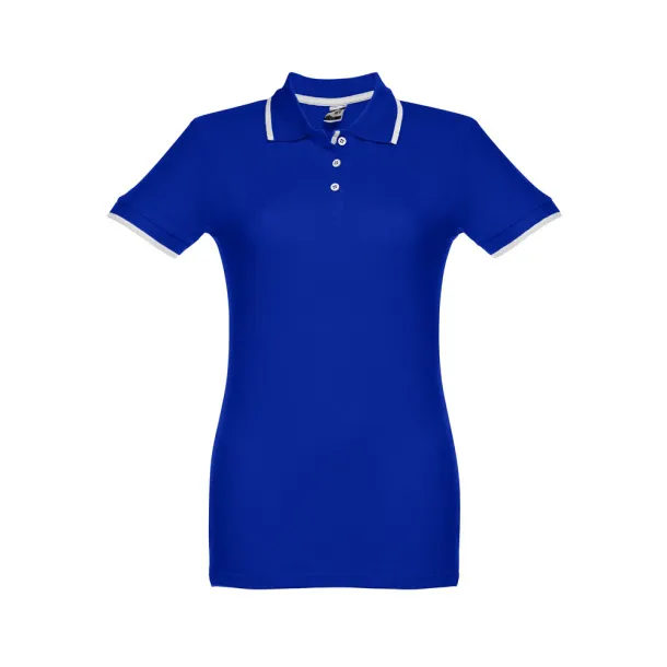 ROME WOMEN ženska prijanjajuća polo majica, 195 g/m² Kraljevski plava
