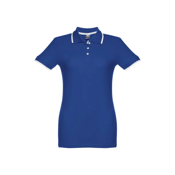 ROME WOMEN ženska prijanjajuća polo majica, 195 g/m² Kraljevski plava