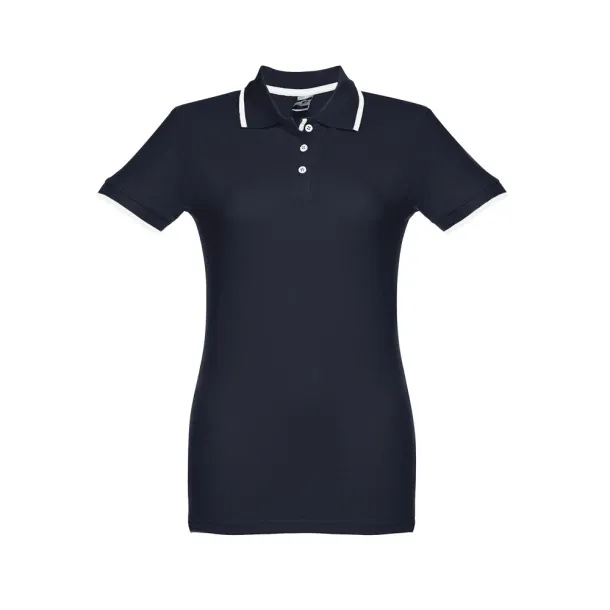 ROME WOMEN Women's slim fit polo shirt Navy Blue