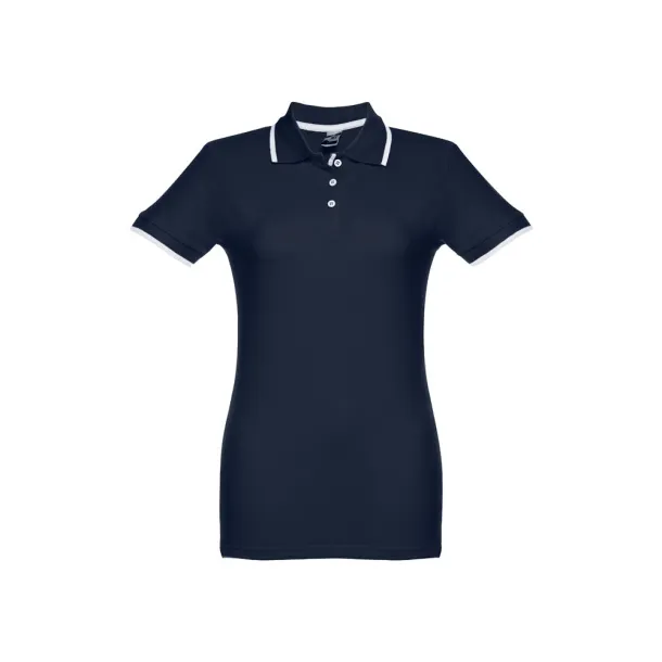 ROME WOMEN Women's slim fit polo shirt Navy Blue