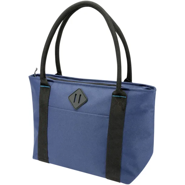 Repreve® Ocean 12-can GRS RPET cooler tote bag 11L - Elevate NXT Navy Blue