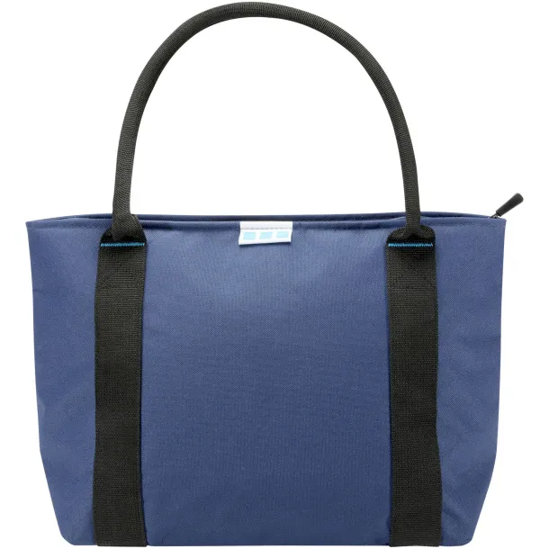 Repreve® Ocean 12-can GRS RPET cooler tote bag 11L - Elevate NXT Navy Blue