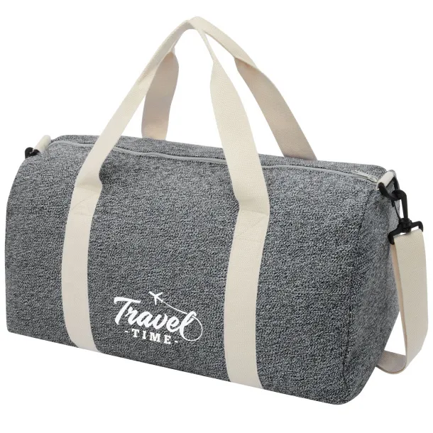 Pheebs Duffle torba od recikliranog pamuka i poliestera Heather black