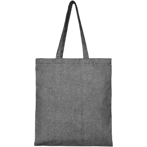 Pheebs 210 g/m² recycled tote bag - Unbranded Heather black