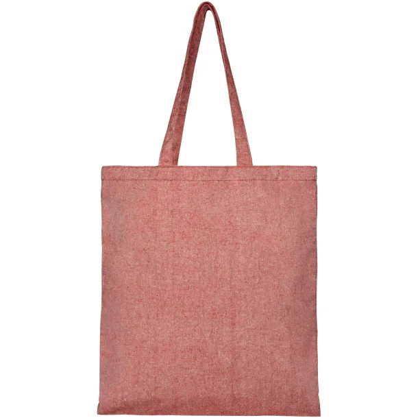 Pheebs 210 g/m² recycled tote bag Heather red