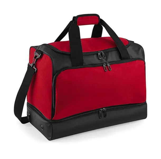  Hardbase Sports Holdall - Bagbase Classic Red Black