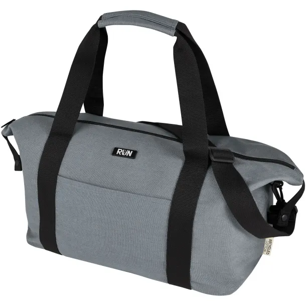 Joey GRS recycled canvas sports duffel bag 25L - Unbranded Grey