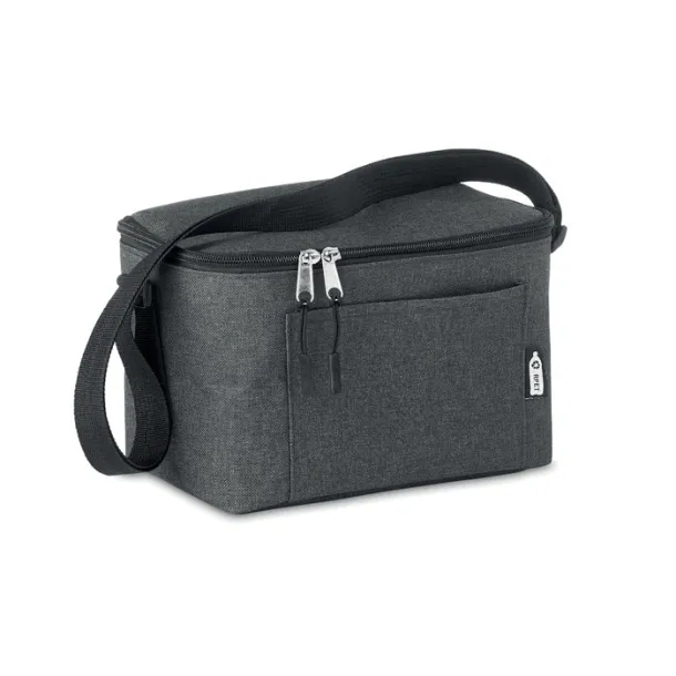 CUBA 600D RPET Cooler bag for cans Black