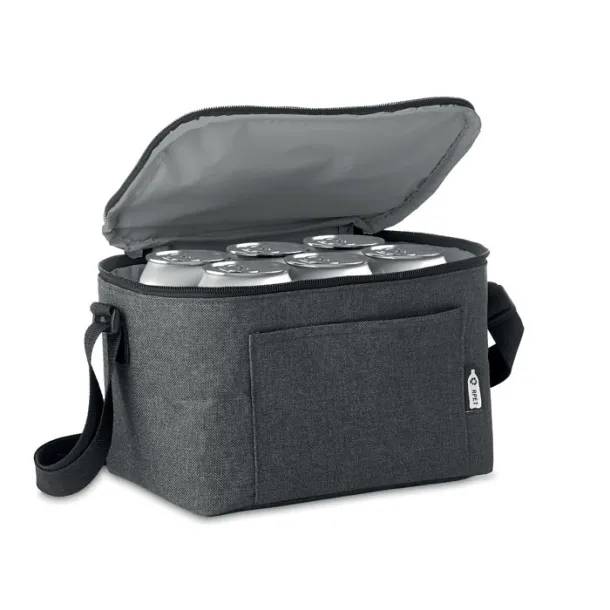 CUBA 600D RPET Cooler bag for cans Black