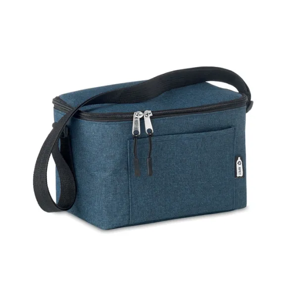 CUBA 600D RPET Cooler bag for cans Blue