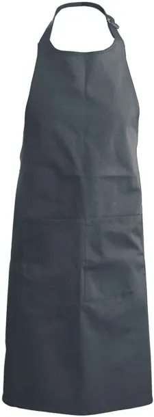  POLYESTER COTTON APRON WITH POCKET - Kariban Tamno siva