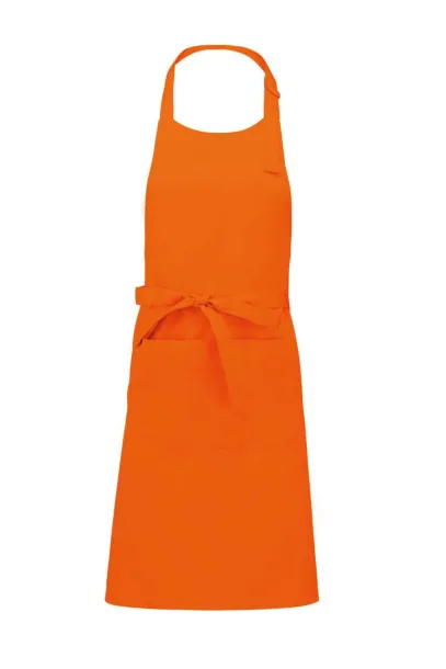  POLYESTER COTTON APRON WITH POCKET - Kariban Orange