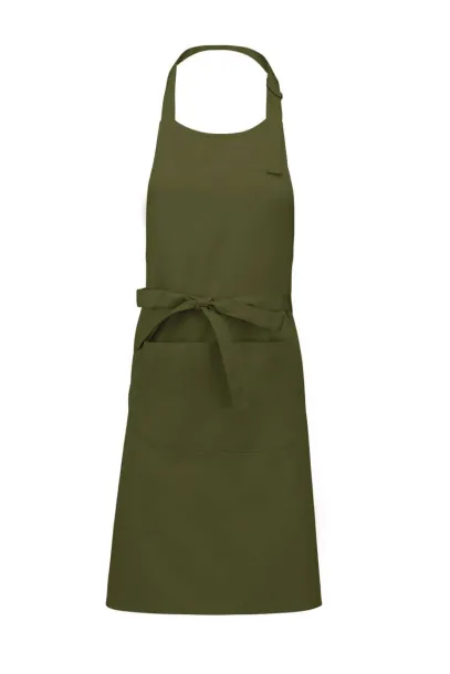  POLYESTER COTTON APRON WITH POCKET - Kariban Light Khaki
