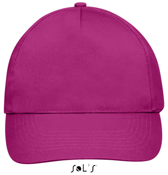 SOL'S SUNNY FIVE PANEL CAP - SOL'S Fuchsia