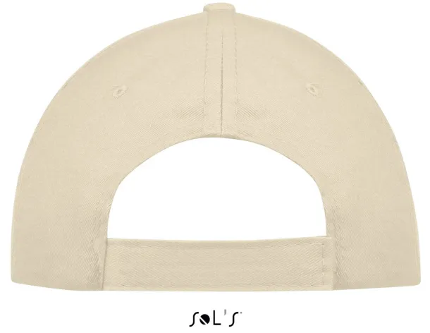 SOL'S SUNNY FIVE PANEL CAP - SOL'S Beige White