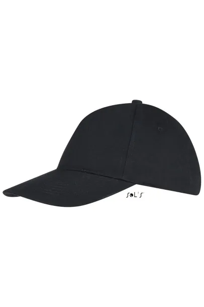 SOL'S SUNNY FIVE PANEL CAP - SOL'S Black