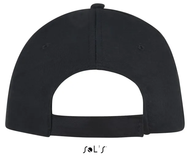 SOL'S SUNNY FIVE PANEL CAP - SOL'S Black