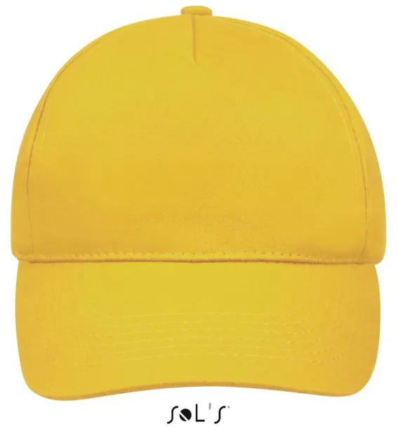 SOL'S SUNNY FIVE PANEL CAP - SOL'S Gold