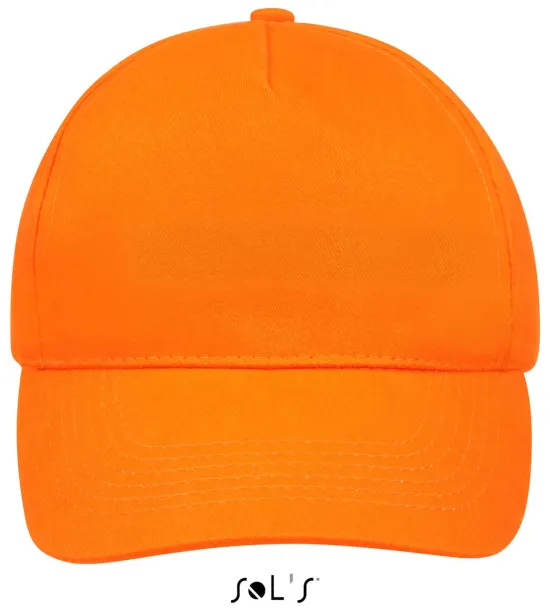 SOL'S SUNNY FIVE PANEL CAP - SOL'S Orange