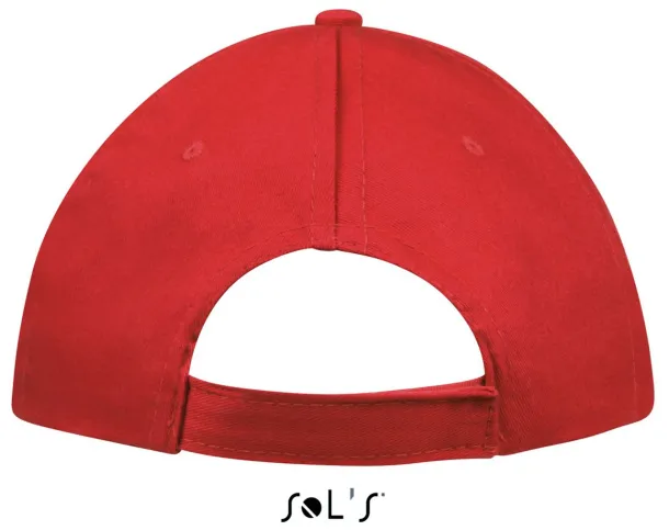 SOL'S SUNNY FIVE PANEL CAP - SOL'S Red