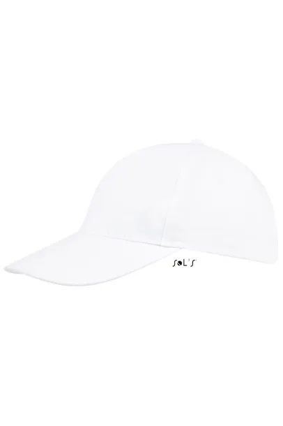 SOL'S SUNNY FIVE PANEL CAP - SOL'S White