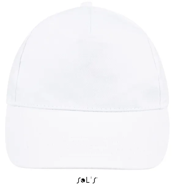 SOL'S SUNNY FIVE PANEL CAP - SOL'S White