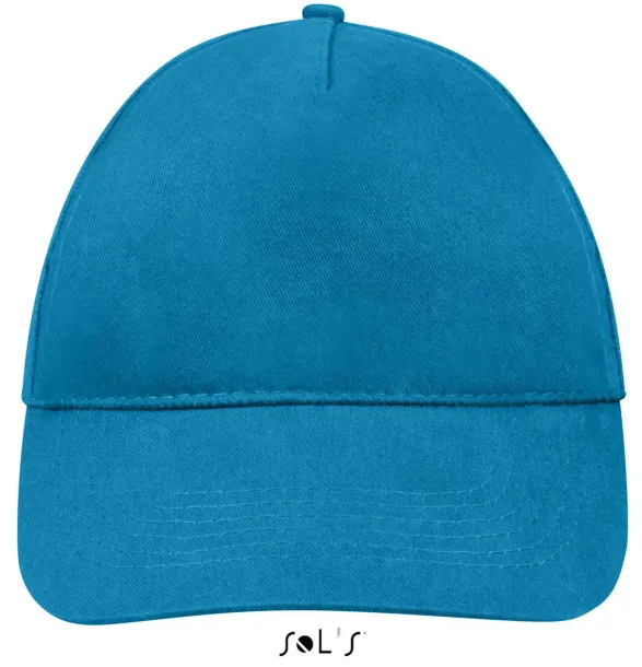 SOL'S SUNNY FIVE PANEL CAP - SOL'S Aqua