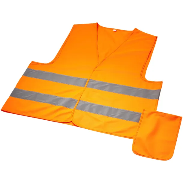 Watch-out XL safety vest in pouch for professional use - RFX™ Neon orange