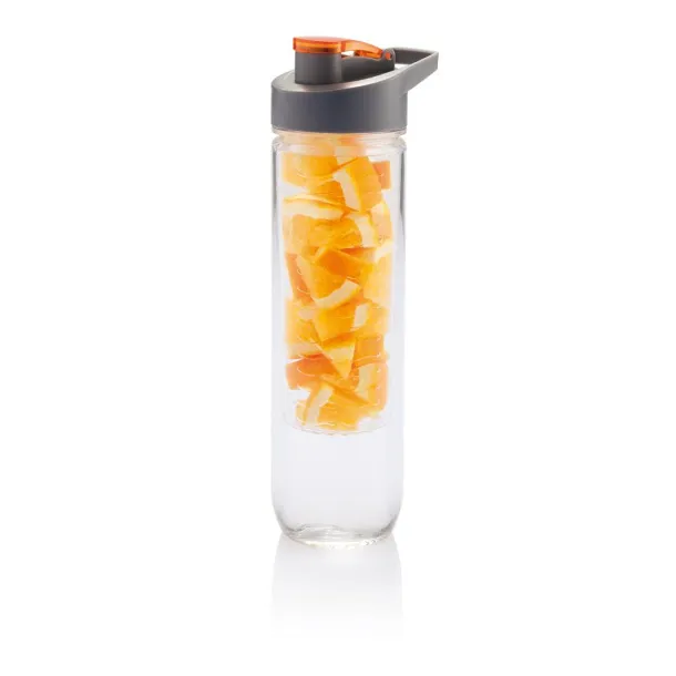  boca za vodu s umetkom, 800ml - XD Collection Narančasta 