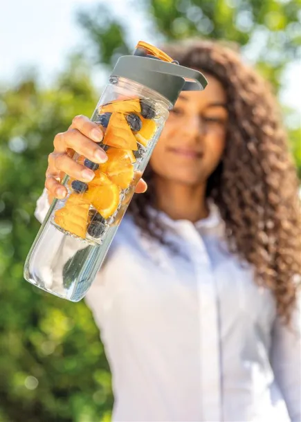  boca za vodu s umetkom, 800ml - XD Collection Narančasta 