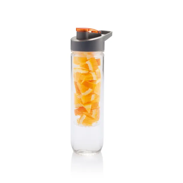 boca za vodu s umetkom, 800ml - XD Collection Narančasta 