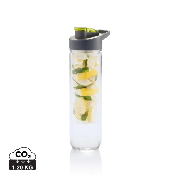  boca za vodu s umetkom, 800ml - XD Collection Zelena anthracite