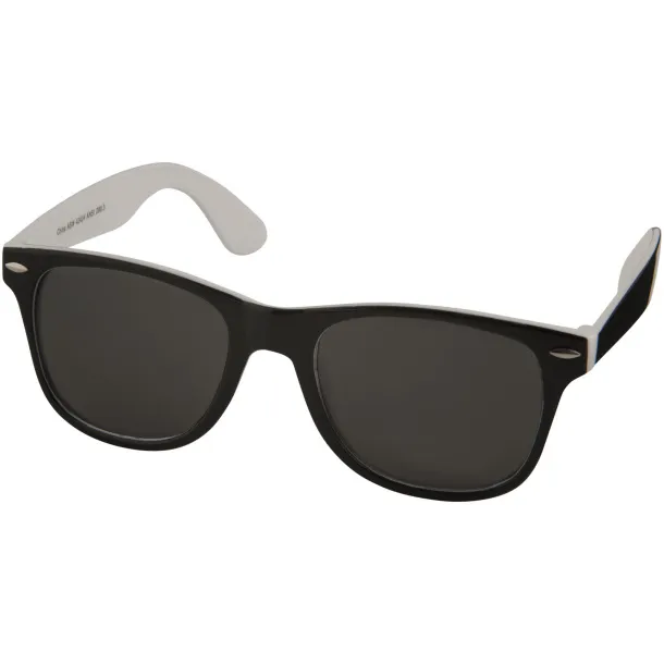 Sun Ray sunglasses with two coloured tones - Unbranded White Solid black