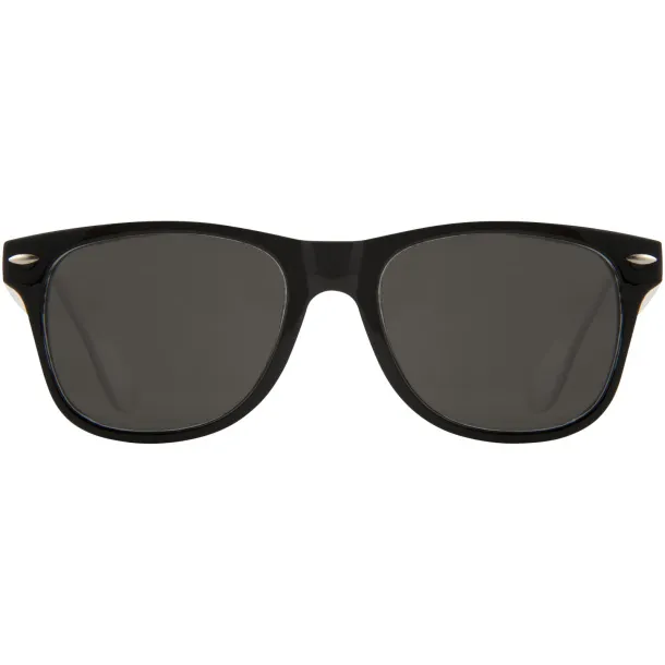 Sun Ray sunglasses with two coloured tones White Solid black