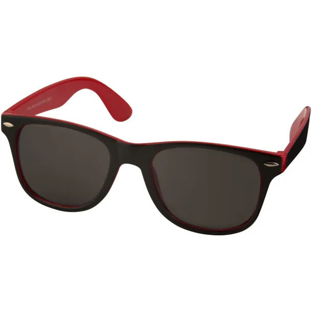 Sun Ray sunglasses with two coloured tones Red Solid black