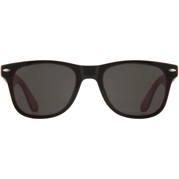 Sun Ray sunglasses with two coloured tones Red Solid black