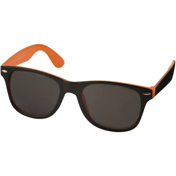 Sun Ray sunglasses with two coloured tones Orange Solid black